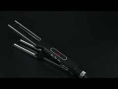 4 PTC Heaters LED Digital Hair Straightener Double Effect Pro Fast Electric