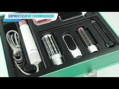 6 in 1 Negatief Ion Blow Dryer Brush Curler-Hulpmiddelen Ceramisch Heet Luchtpenseel